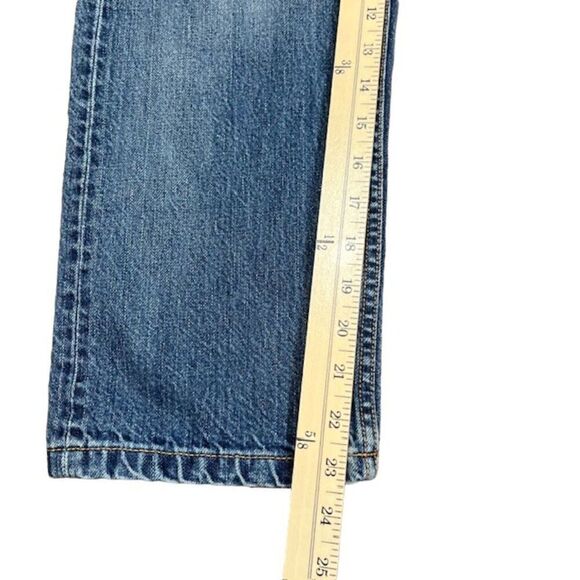 Marc by Marc Jacobs Annie Boyfriend Crop in Vintage Blue Whisker Wash Size 25 - Picture 4 of 12